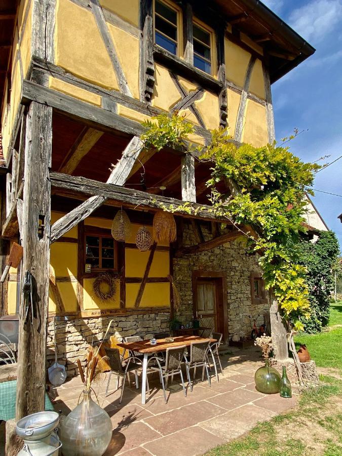 Gite Le Chut - Piscine & Jacuzzi - 11 A 14 Personnes Rangen Dış mekan fotoğraf