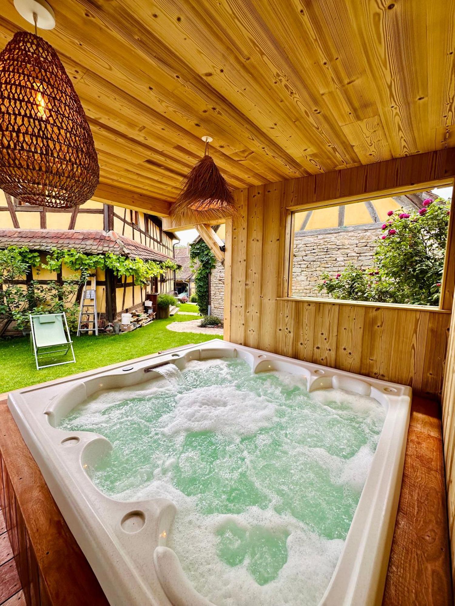 Gite Le Chut - Piscine & Jacuzzi - 11 A 14 Personnes Rangen Dış mekan fotoğraf